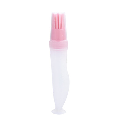 

Toponeto 1pc High Temperature Resistant Oil Bottle Silicone Brush Kitchen BBQ Tool