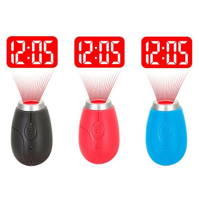 

Mini Portable Table Clock Digital Projection Clock LED Watches Mini Watch With Digital Time Projection Night Light Clock