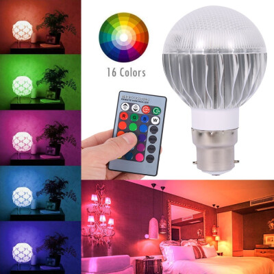 

Latest New RGBW Light Bulb 5W 16 Colors 4 Automatic Color Changing Modes Dimmable Multicolor Remote Control Color Light