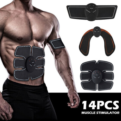 

Smart EMS Muscle Training Gear Fitness Electrical Body Shape Home Trainer ABS Abdomen Arm Muscle Stimulator Training Belt Massager