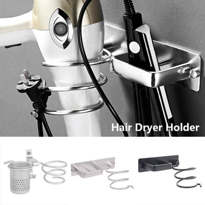 

Wall Hair Dryer Rack Hair Dryer Straightener Holder Shelf for Home Salon Organizer