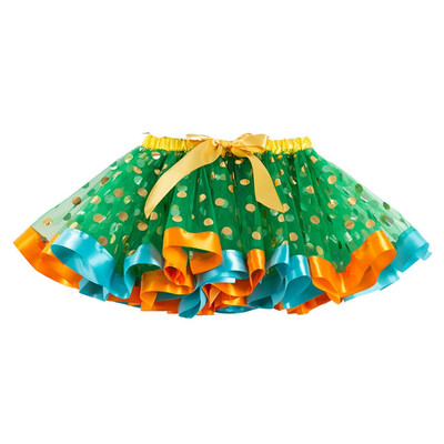 

Baby Girls Skirt Halloween Tutu Princess Mesh Dot Print Matching Children High Waist Ballet Kids Party Dance Skirts 2-7Y 2019