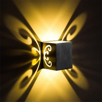 

Gobestart Led Butterfly Background Wall Lamp Lamp Bedside Bedroom Study Modern Minimalist