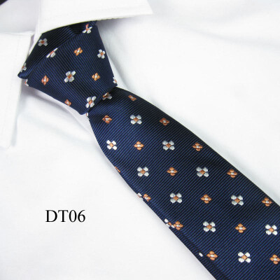 

Party Wedding Tie Classic Jacquard Woven Plain Skinny Silk Slim Necktie YRD