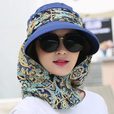 

Foldable Sun Visor Hats Women Outdoor Protection Packable Summer Cap Cover Face