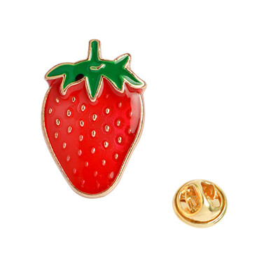 

New Jewelry Creative Fruit Series Cute Cartoon Brooch Alloy Drop Oil Badge Pin