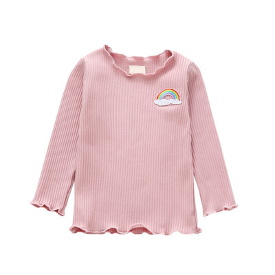 

Autumn Winter Baby Girl Thickening T-shirt Clothing Children Long Sleeve T-Shirts Tees Tops Warm For Kids