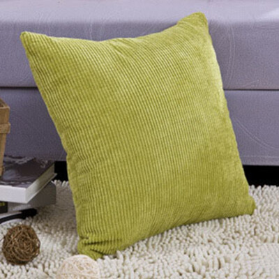 

Large Thick Cord Soft Quality Square Scatter Cushion Covers Solid color corduroy