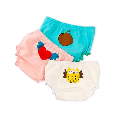 

Kid panties Soft Cotton Children Pantie underpants Cartoon Print Toddler Underwear 3 Pieces