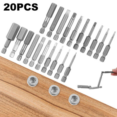 

20pcs Magnetic Long Hex Cross Head Screwdriver Bits Electric Screwdriver Set