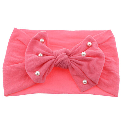 

New Baby Cute Girls Boys Pearl Bowknot Design Headband Headwear Apparel Photography Prop Party Gift