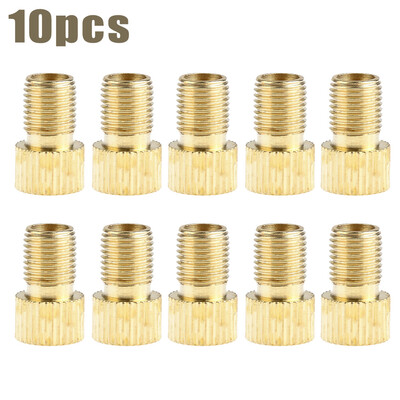 

10Pcs Presta To Schrader Air Pump Bicycle Bike Valve Adapter Converter Adapter