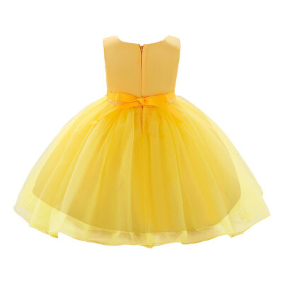 

Baby Girls Dress 2019 Elegant Girl Evening Dress For Wedding Birthday Kids Dresses For 0-2 Yeas Girls Clothes