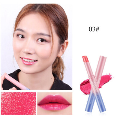 

Fashion 10 Colors Nude Red Lip Stick Lipstick Moisturizer Smooth Paint Matte Easy To Wear Long Lasting Tint Lip Gloss Batom