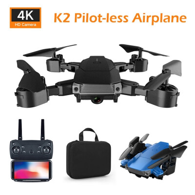 

K2 Heavy Duty Foldable Drone withwithout Camera 7201080P4K Remote Control Aircraft Maintain Camera Drone with Bag