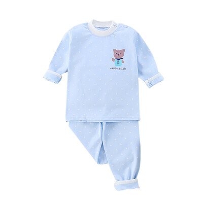

Autumn Baby Kids Girls Boys Cartoon Print Sleepwear Set Long Sleeve Blouse TopsPants Pajamas