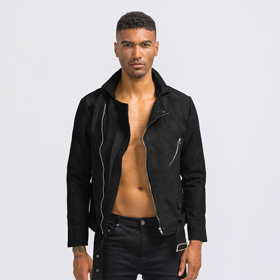 

Toponeto Mens Autumn Winter Casual Solid Turn-down Collar Jacket Coat