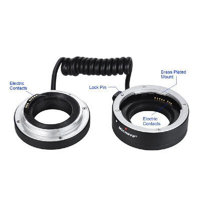 

Micnova KK-MRA5C AF Auto Focus Macro Close-up Reverse Adapter Ring Tube for Canon EFEF- Mount Lens with 4 Adapter Rings58mm 67