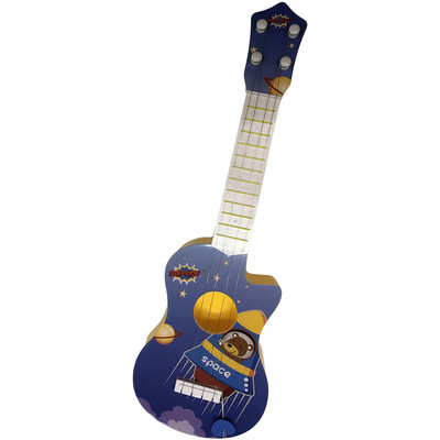 

〖Follure〗Kids plastic Toy Sturdy Ukulele Non-toxic Musical Instrument Preschool Music