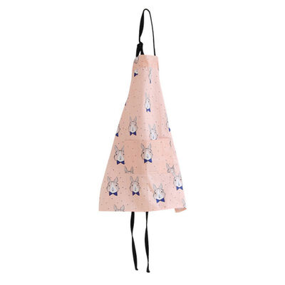 

Polyester Cotton Sleeveless Apron One Pocket on Front Adjustable Bands Suitable for Children&Adults