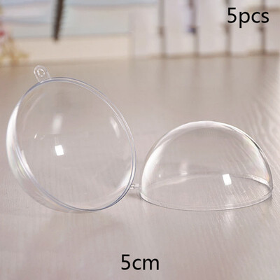 

Christmas Tree Hanging Ornament Food Grade Christmas Ball Transparent Hollow Ball Plastic Ball Decoration Hanging Balls