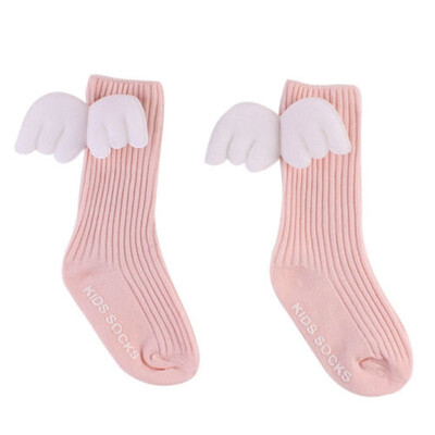 

New Cute Baby Cotton Socks Angel Wing Cartoon Hosiery Newborn Toddler Kid Soft