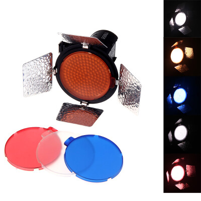 

YONGNUO YN168 LED Video Light Camera Shoot with 4 Color Plate for Canon Nikon DSLR Camera