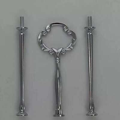 

Cake Plate Stand Crown Handle Fitting Hardware Rod Plate Wedding Party 23 Tier
