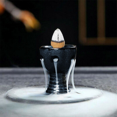 

Toponeto Style Buddhist Home Decoration Ceramic Incense Burner Mini Back Incense Burner