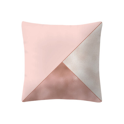 

〖Follure〗Rose Gold Pink Cushion Cover Square Pillowcase Home Decoratio