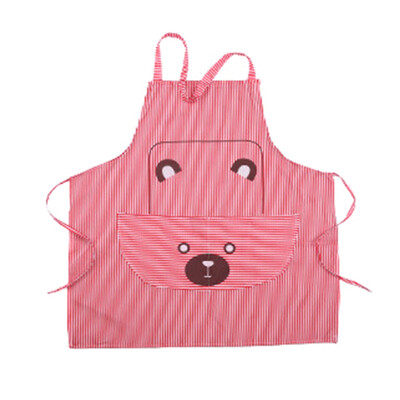 

Bear Apron Cooking Crafts Kitchen Chefs Workwear Bright Stripe Creative