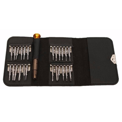 

25 in 1 Screwdriver Set Mini Precision Small Leather Case Tools Phone PC Laptop Repair Kits