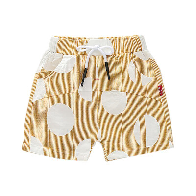 

Summer Baby Boys Stripe Dot Print Short Pants Trousers Kids Knee Length Casual Children Cotton Shorts