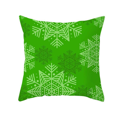 

Tailored Christmas Pillow Case Glitter Polyester Sofa Throw Cushion Cover Home Decor