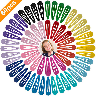 

Gobestart Hair Barrettes Non-Slip Hair Clips 2 Inch Metal Hairpins Accessories for Kids