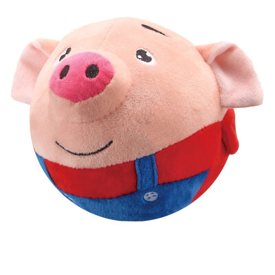 

Plush Toy Pig Stuffed Animals Doll Music Piggy Educational Electric Bouncing Music Ball Toy Interactive Toys for Children Baby