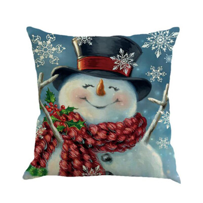 

JPGIF Christmas Sofa Bed Home Decor Pillow Case Cushion Cover