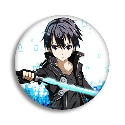 

Anime Sword Art Online Cartoon Brooch Pin Pins Badge Accessories For Clothes Backpack Decoration Best Gift for Anime Fans Gift