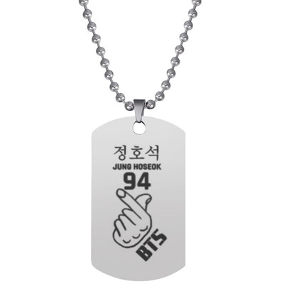 

Kpop Hip Hop Team Bangtan Boys BTS Army Pendant Necklace Hot Gift for Fans