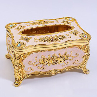 

European-Style Tissue Box Napkin Holder Paper Case Hotel Home Decor