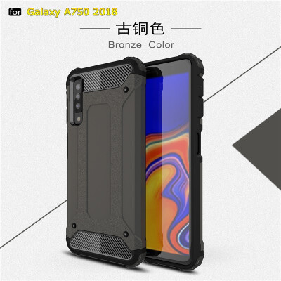 

Goowiiz Phone Case For Samsung Galaxy A7 2018A750J2 Core King Kong Armor Fashion Bumper PC TPU Prevent falling