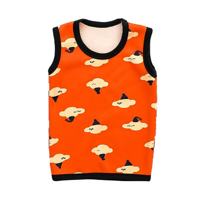 

Kids Vest Children Baby Boys Girls Coats Cartoon Jacket Winter Autumn Warm Sleeveless Outerwear Coats Children Outfits