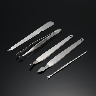 

Anself 10pcs Nail-Clippers Set Stainless Steel Beauty Scissors Trimming Kit Makeup Cosmetic Tool