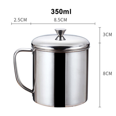 

340 Stainless Steel Water Milk Coffee Tea Cup Tumbler Camping Portable Cups Mug
