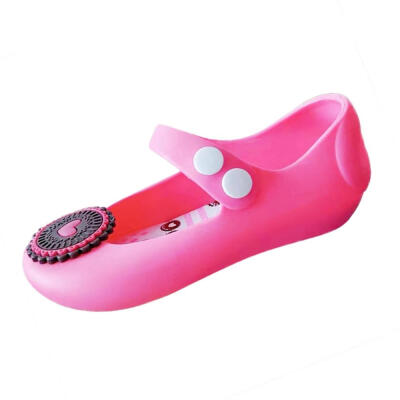 

PVC Baby Girls Sandals Love Heart Circles Breathable Anti-slip Jelly Shoes Childrens Fashion Summer Shoes