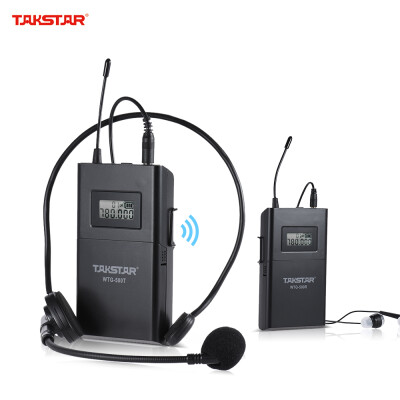 

TAKSTAR WTG-500R UHF Wireless Acoustic Transmission Receiver 100m Effective Range 6 Selectable Channels LCD Display with Earphone