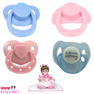 

〖Follure〗4PC New Dummy Pacifier For Reborn Baby Dolls With Internal Magnetic Accessories