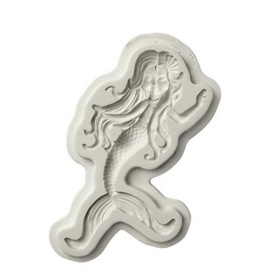 

1Pcs Silicone Mermaid Fondant Sugarcraft Cake Decorating Mold Chocolate Baking Mould