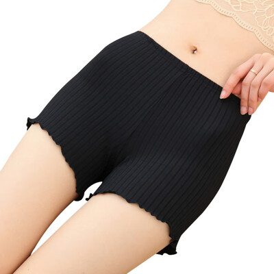 

Top Solid Seamless Underwear Invisible Safe Shorts Soft Women Safety Shorts Pants For Dress Summer