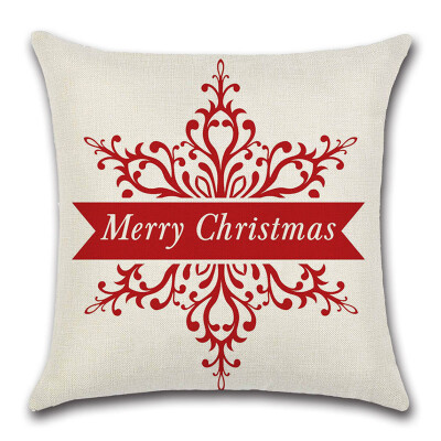 

2020 New 45x45cm Cotton Linen Merry Christmas Cover Cushion Christmas Decor for Home Happy New Year Decor Navidad Xmas Gift